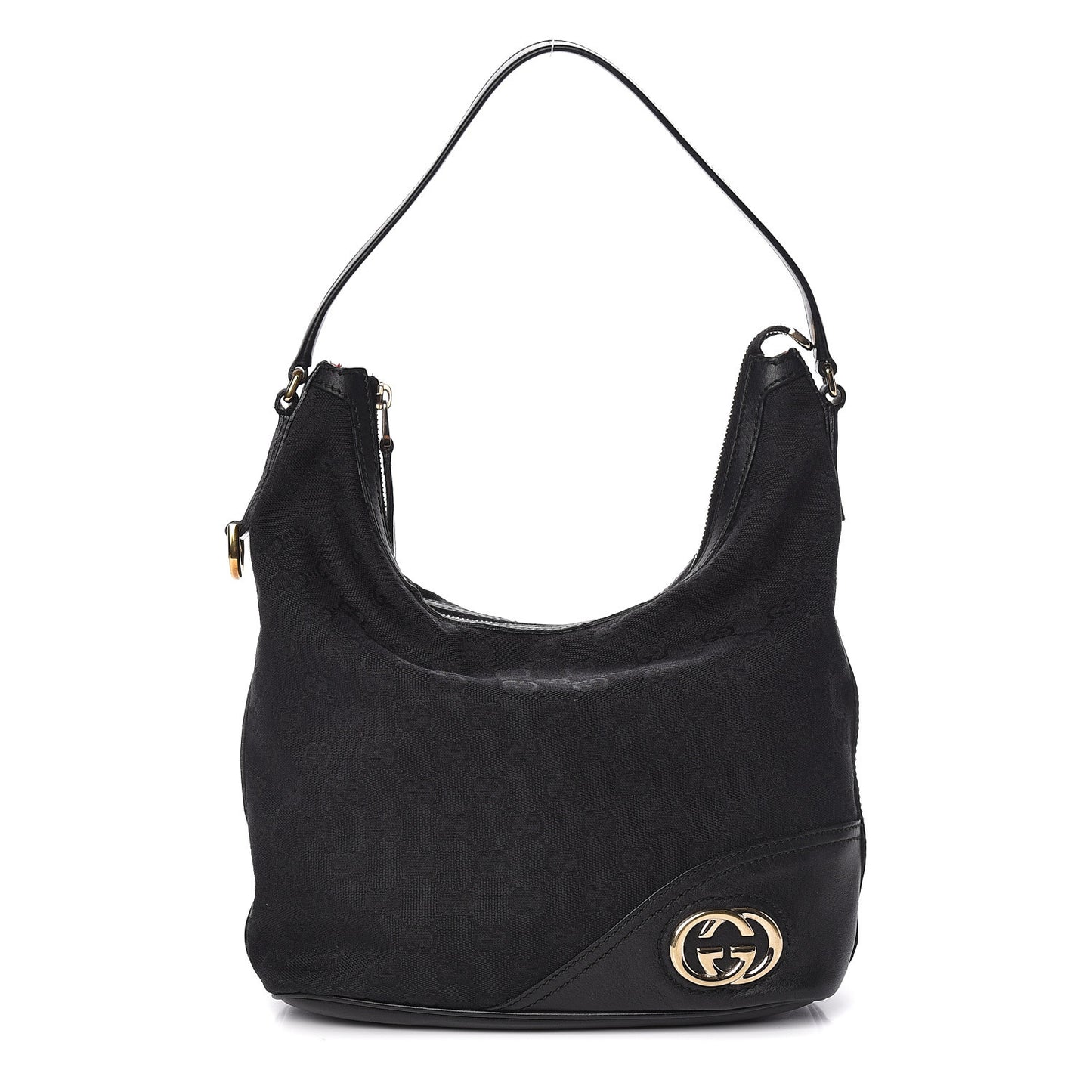 Monogram New Britt Shoulder Bag Black