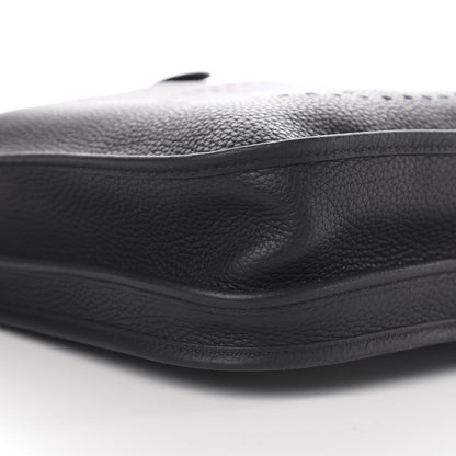 Hermes Taurillon Clemence Evelyne III PM Black 8 of 11