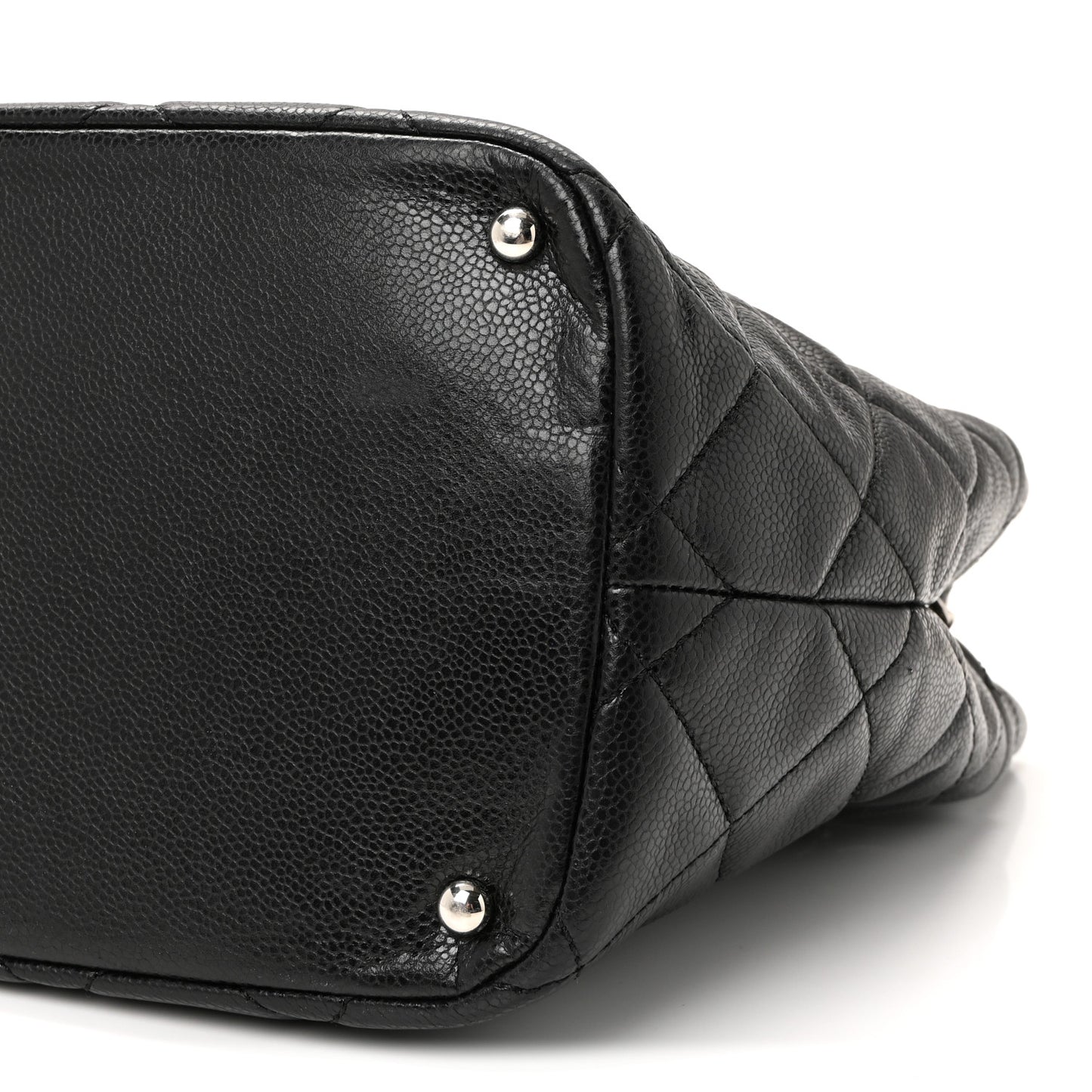 Caviar Quilted Timeless CC Soft Tote Black