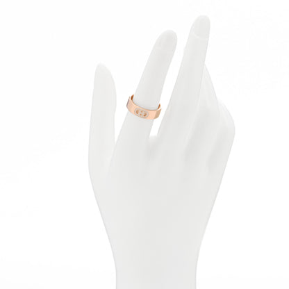 Hermes 18K Rose Gold Diamond PM H D'Ancre Ring 53 6.5 2 of 4
