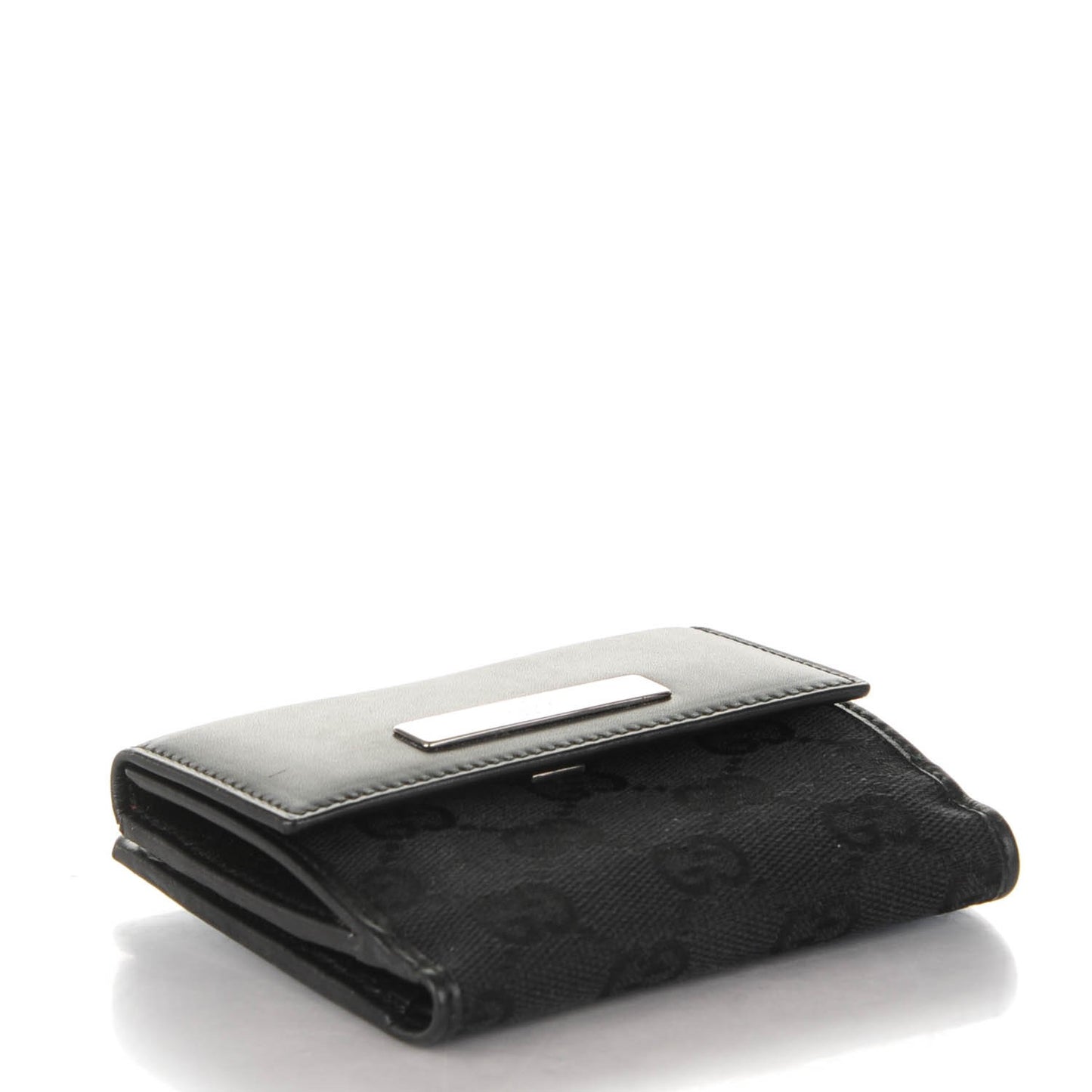Monogram French Flap Wallet Black