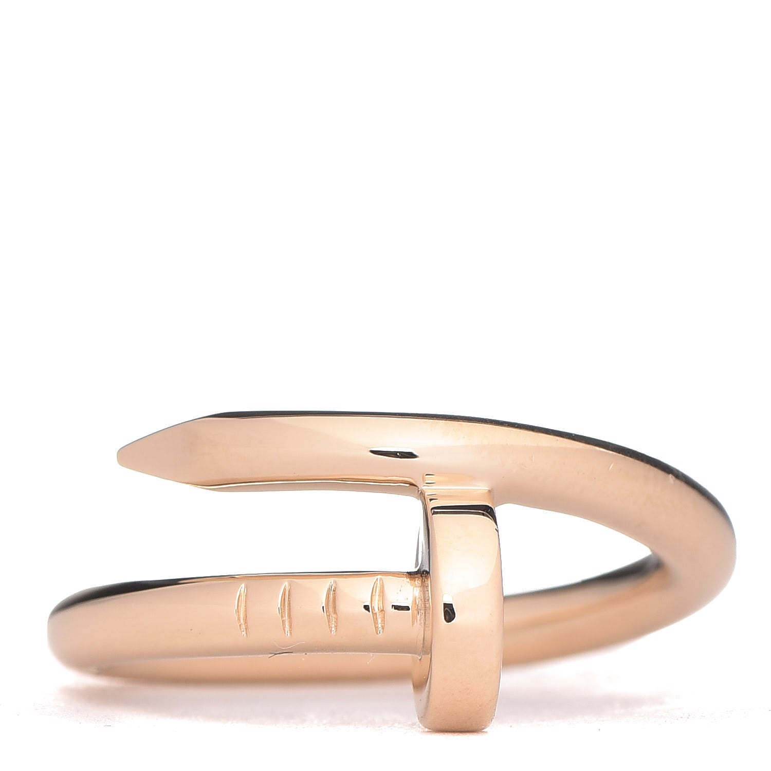 Cartier 18K Yellow Gold Juste Un Clou Ring 54 6.75 1 of 8