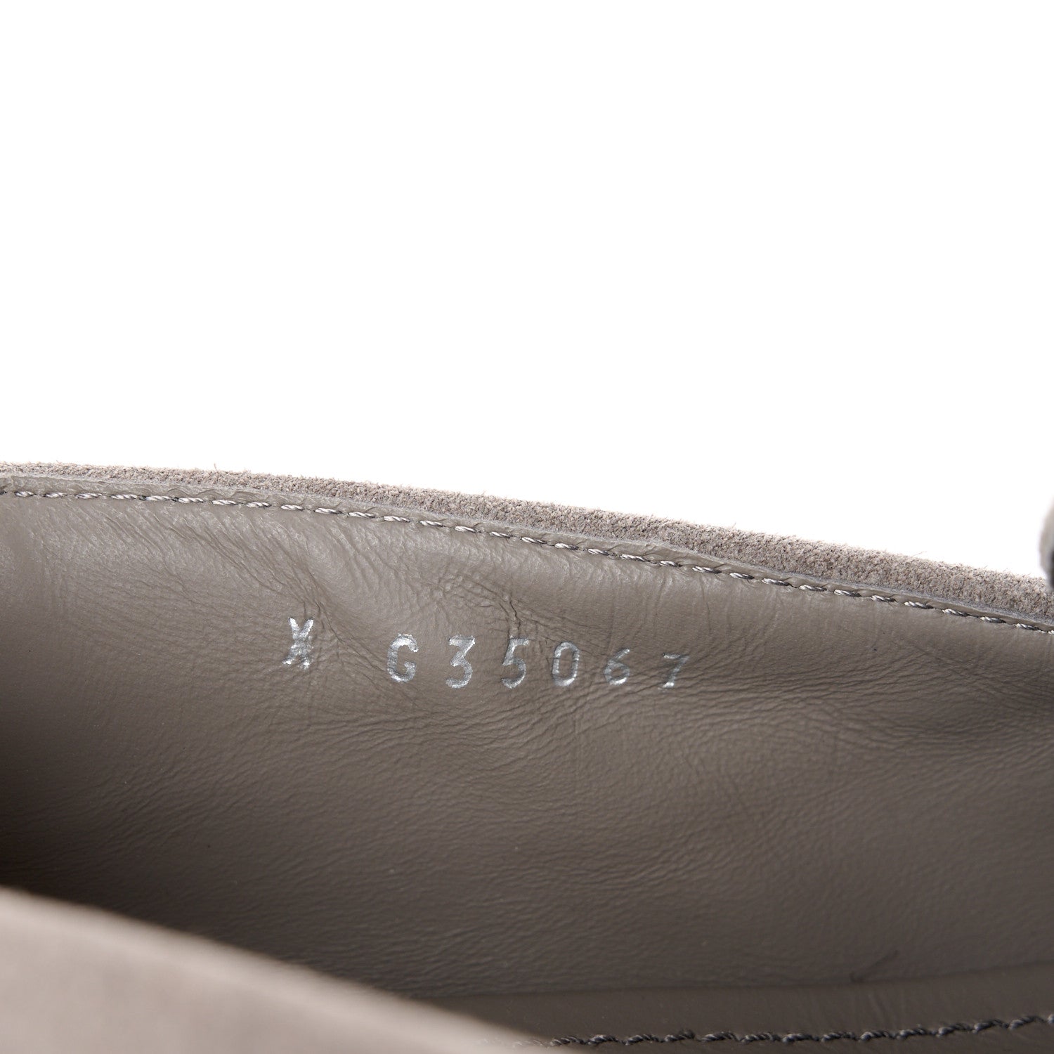 Chanel Suede Calfskin CC Chain Mocassin Loafers 40 Grey 9 of 10