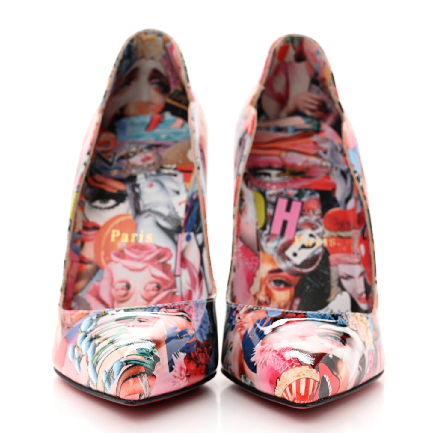 Patent Graphic Love Hot Chick 100 Pumps 36 Multicolor