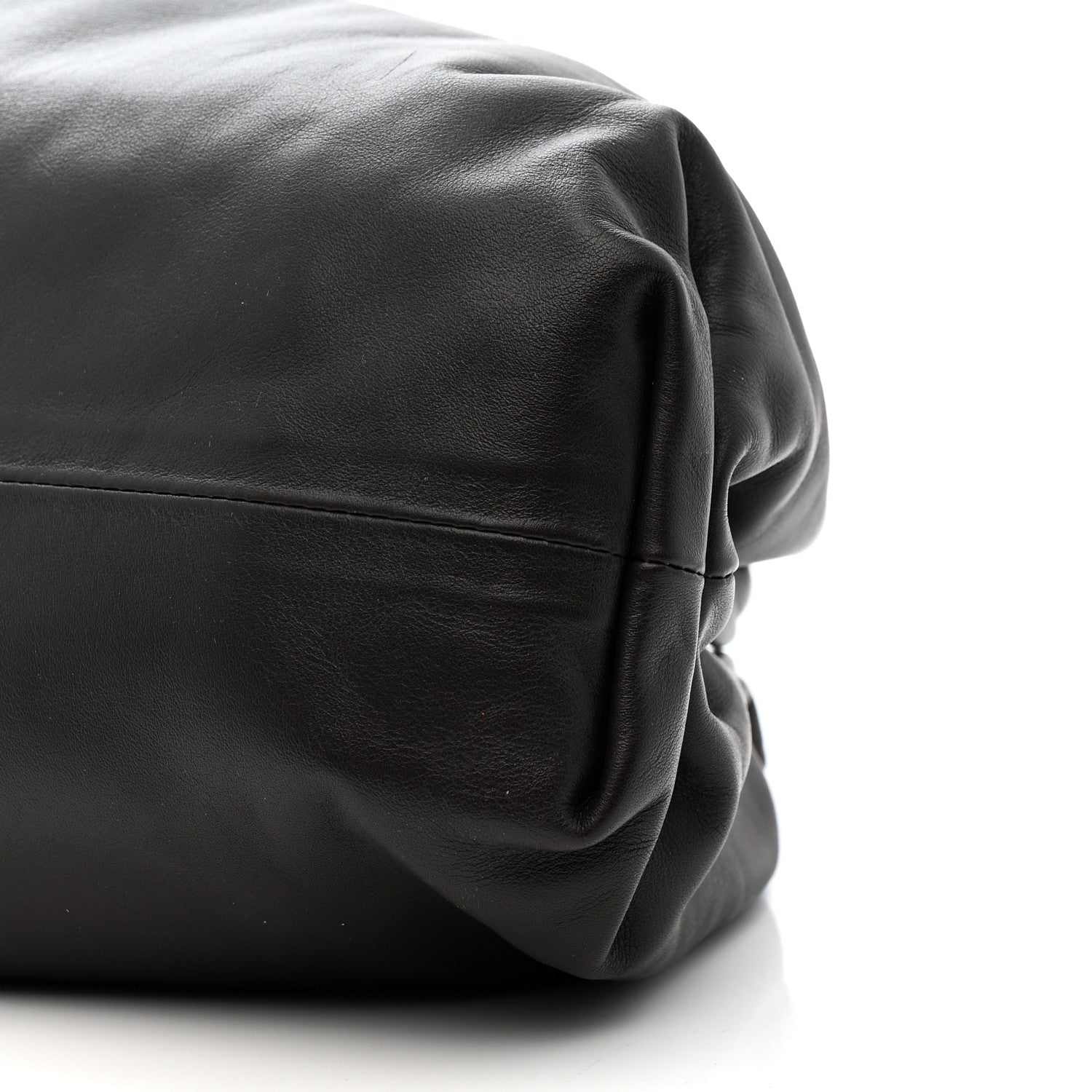 Bottega Veneta Smooth Butter Calf The Pouch Oversized Clutch Fondant 10 of 10