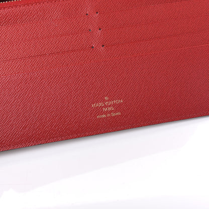 Louis Vuitton Damier Ebene Insolite Wallet Red 5 of 9