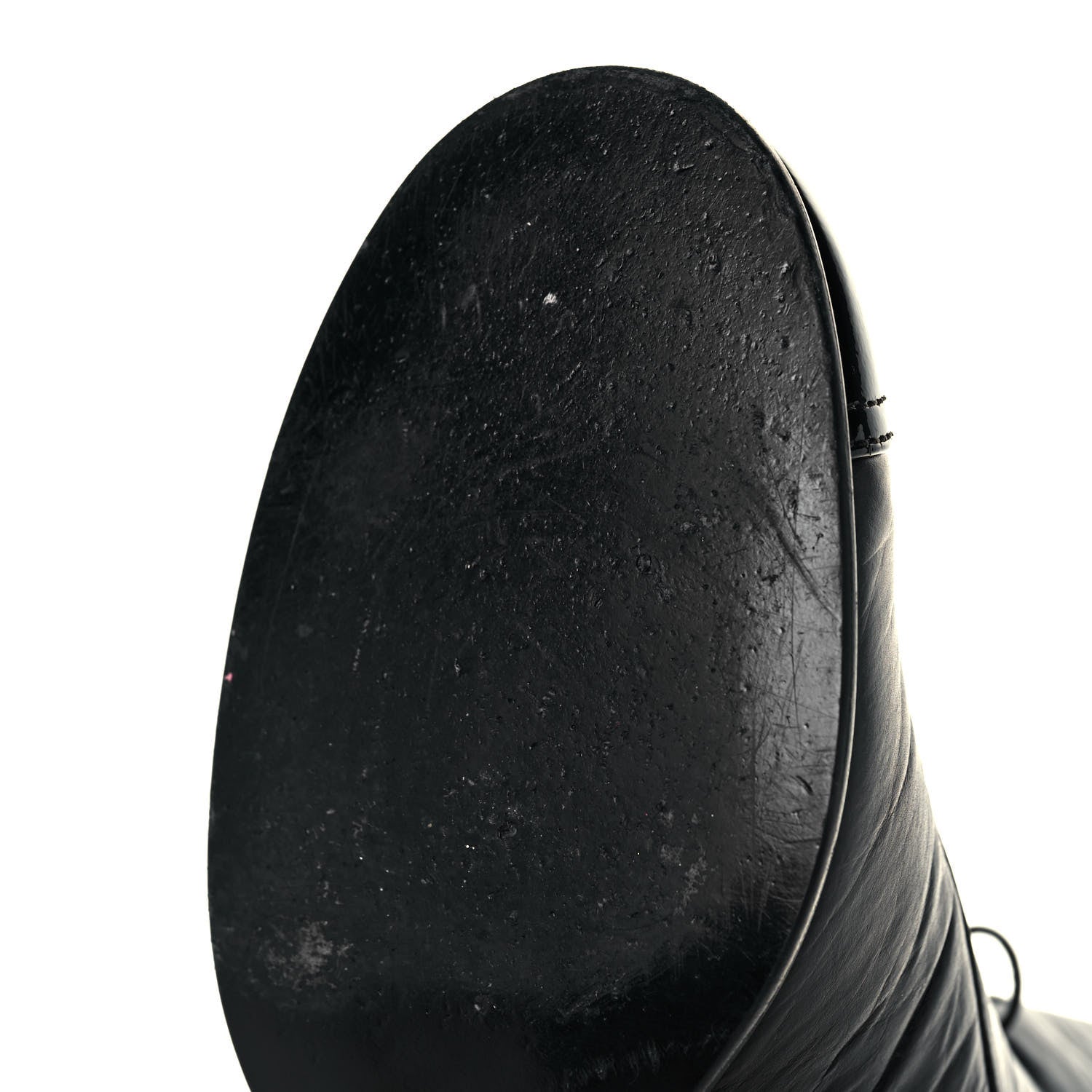 Chanel Calfskin Patent Pearl Short Boots 40 Black Gold 9 of 10