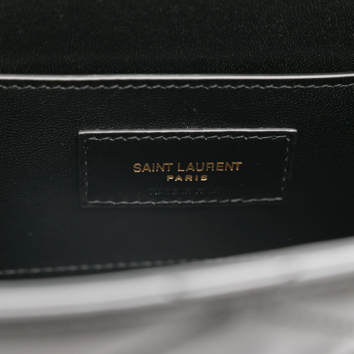 Saint Laurent Lambskin Matelasse Monogram June Box Bag Black 6 of 9