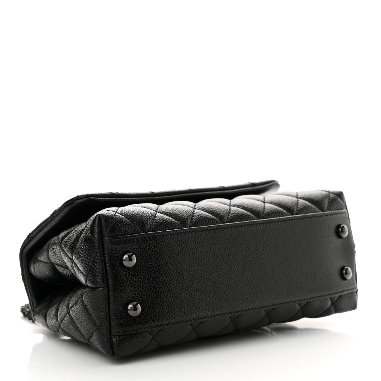 Chanel Caviar Quilted Mini Coco Handle Flap So Black 4 of 11