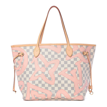 Louis Vuitton Damier Azur Tahitienne Neverfull MM 1 of 12