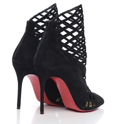 Christian Louboutin Veau Velours Mrs. Bouglione 100 Pumps 36 Black 4 of 7