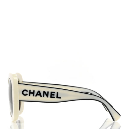 Chanel Acetate Sunglasses 71414A White 3 of 8