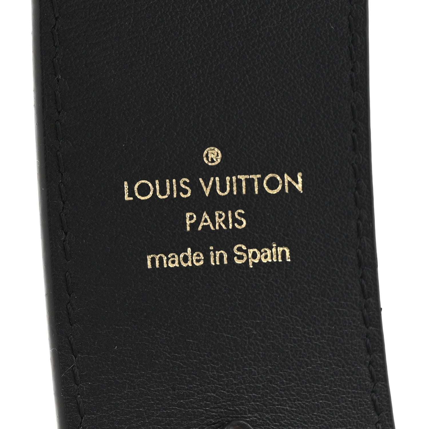 Louis Vuitton Monogram Bandouliere Shoulder Strap Black 4 of 6