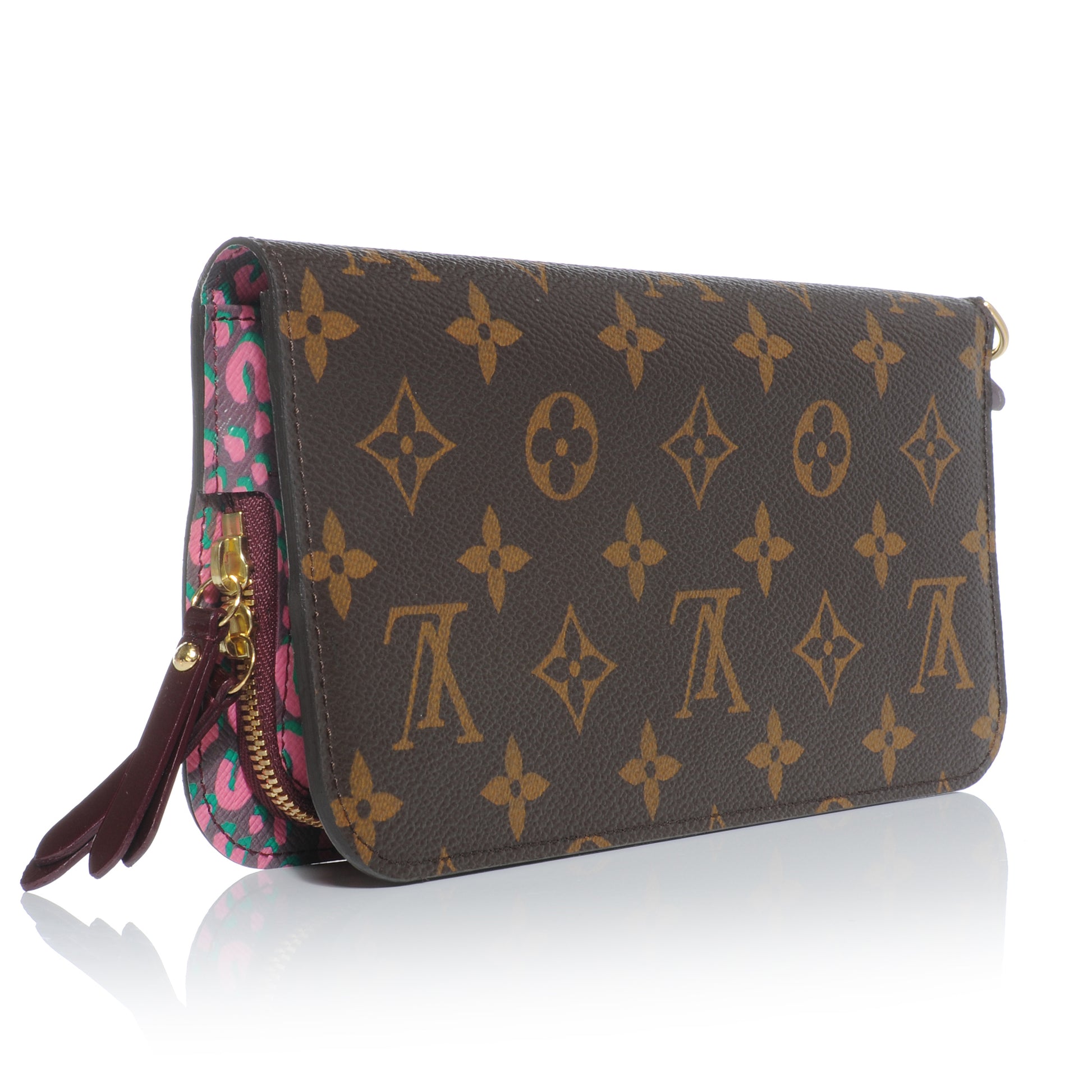 Louis Vuitton Monogram Leopard Insolite Wallet Rouge Fauviste 3 of 7