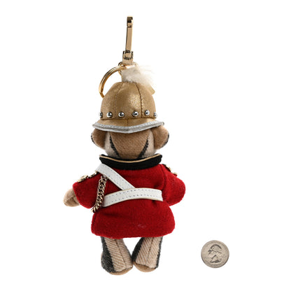 Burberry Thomas Bear Regimental Keychain Charm Camel 2 of 3
