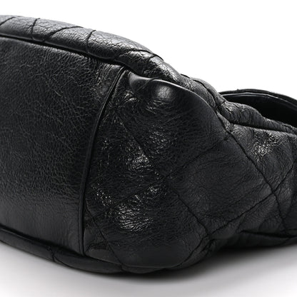 Chanel Glazed Calfskin Stitched On The Road Flap Black 9 of 12
