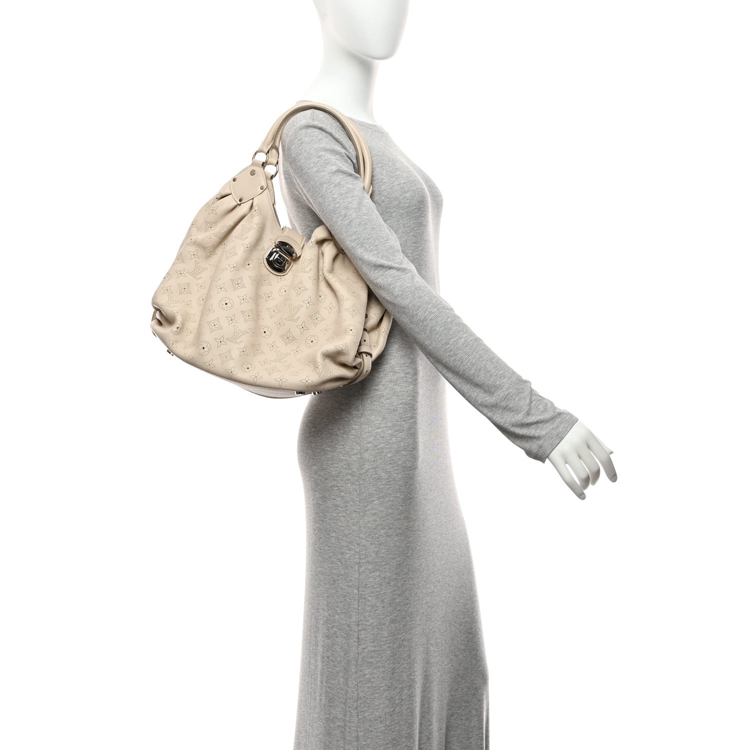 Louis Vuitton Mahina L Ivory 2 of 11