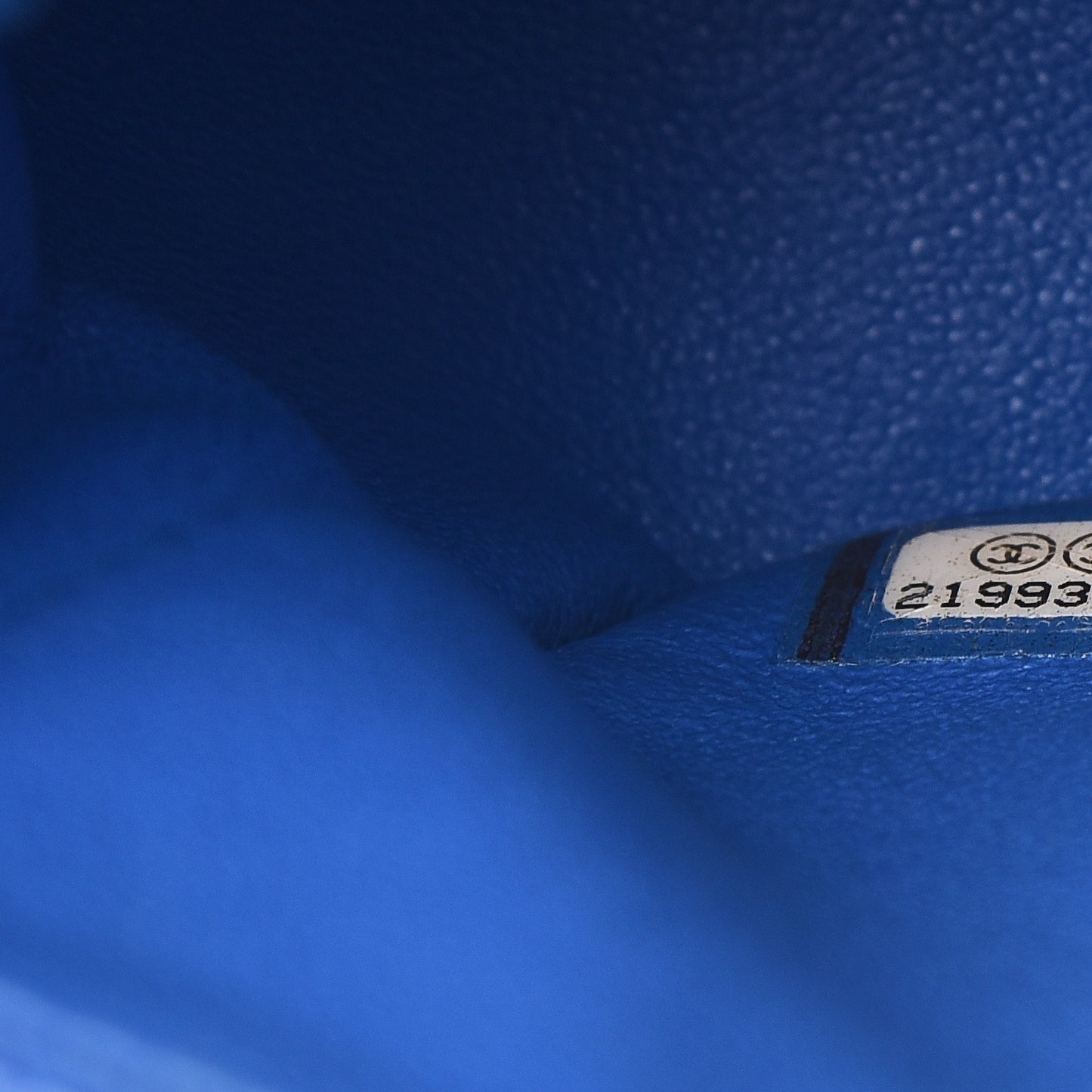 Lambskin Quilted Mini Square Flap Blue