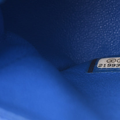 Chanel Lambskin Quilted Mini Square Flap Blue 7 of 8