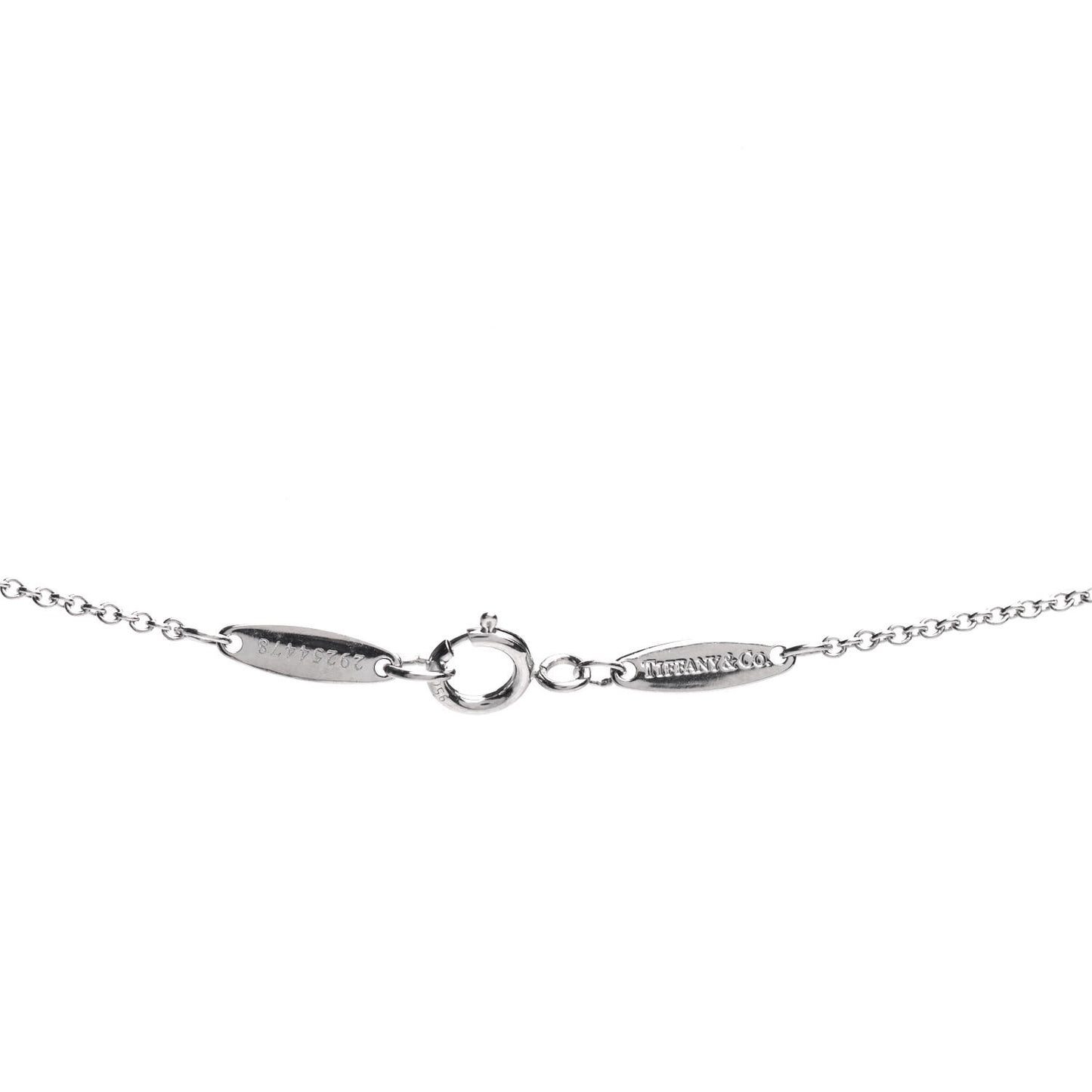 Platinum Diamond .30ct Elsa Peretti Diamonds by the Yard Pendant Necklace