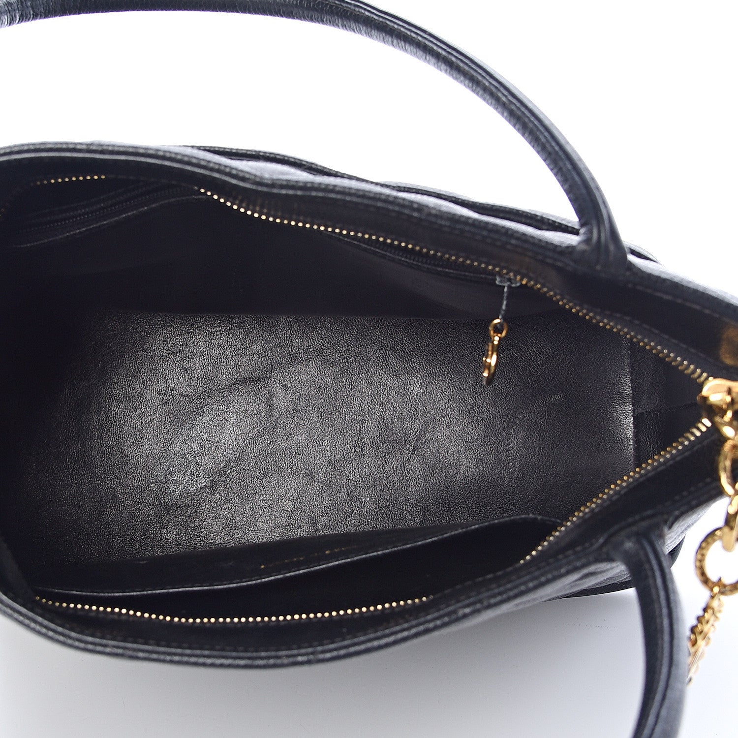 Chanel Caviar Quilted Medallion Tote Black 5 of 13