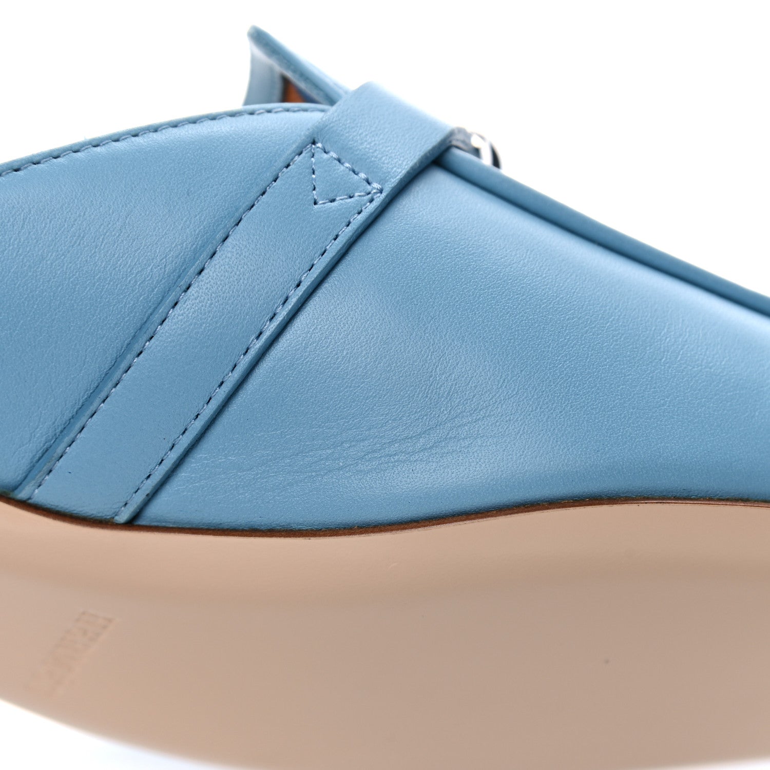 Hermes Calfskin Oz Mules 36 Ciel 11 of 16
