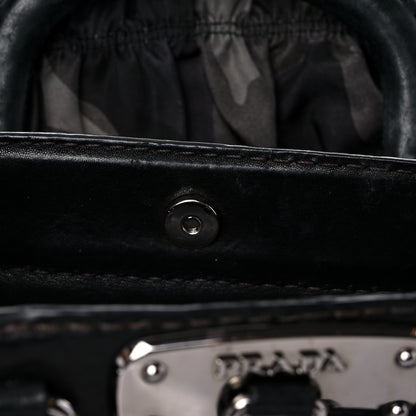 Prada Tessuto Nylon Gaufre Camouflage Tote Fumo 23 of 26