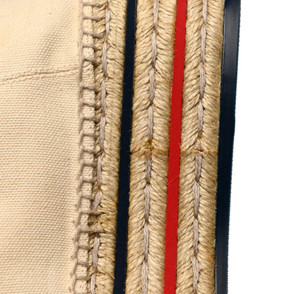 Gucci Canvas Logo Lace-Up Platform Espadrilles 38 Greggio Grege 9 of 13
