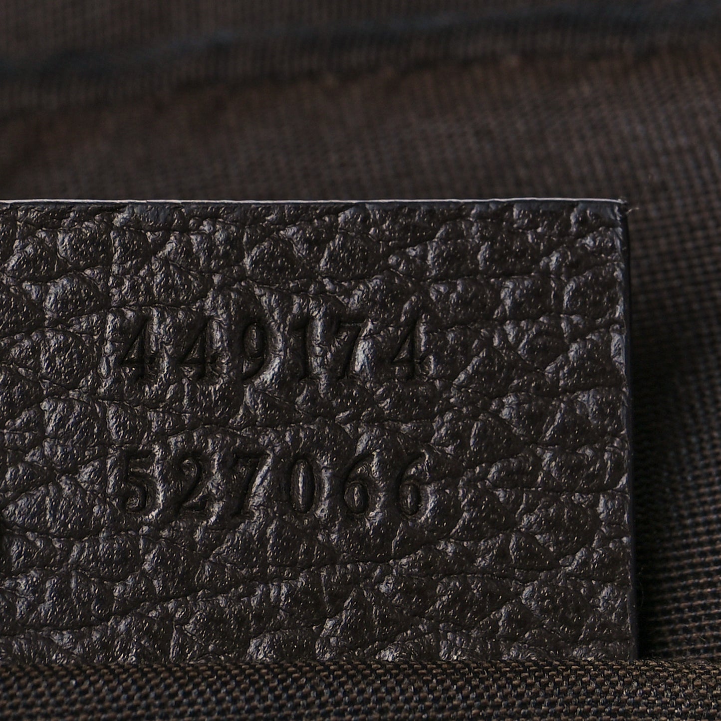 Monogram Belt Bag Dark Brown