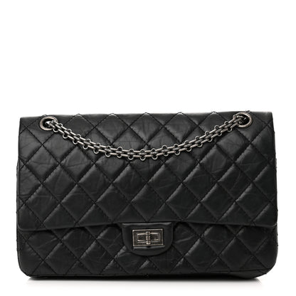 Chanel Aged Calfskin Quilted 2.55 Reissue 226 Flap Black 1 of 17