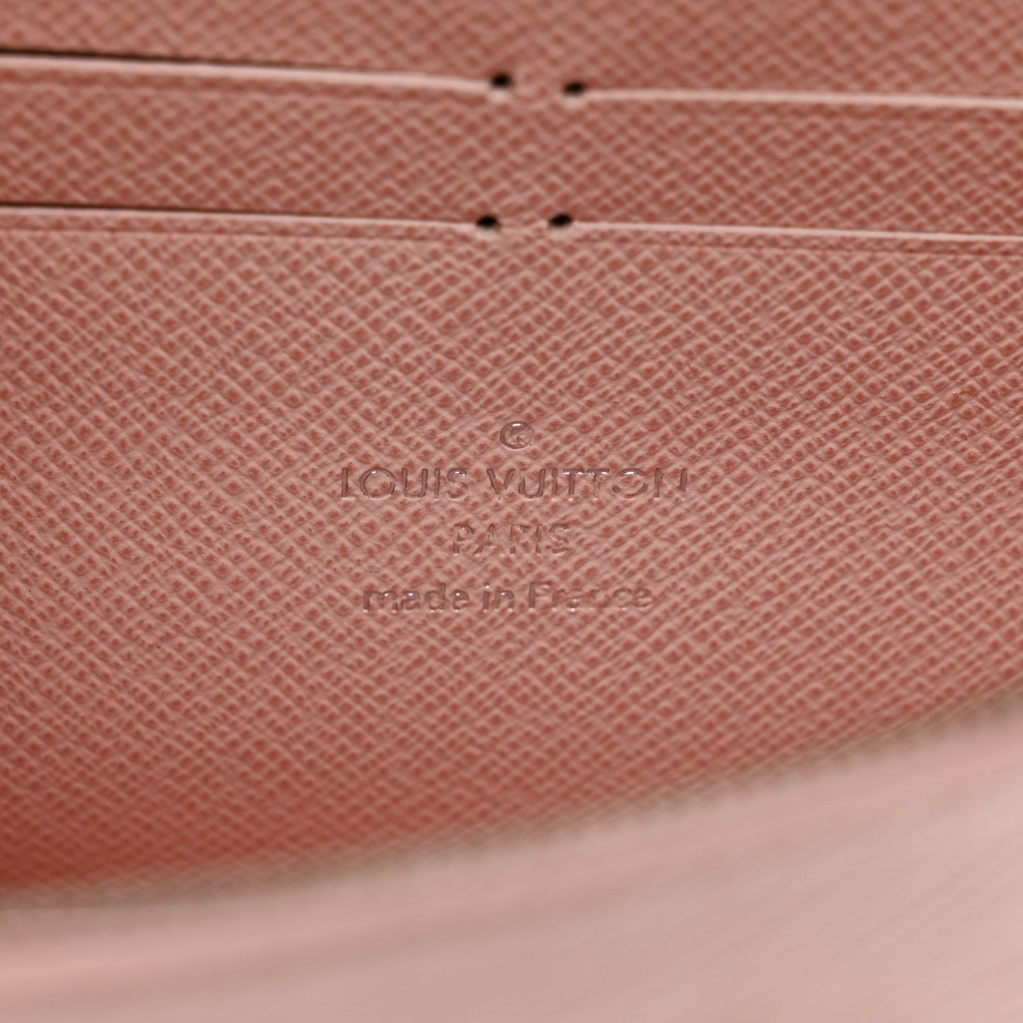 Epi Twist Belt Chain Wallet Rose Ballerine
