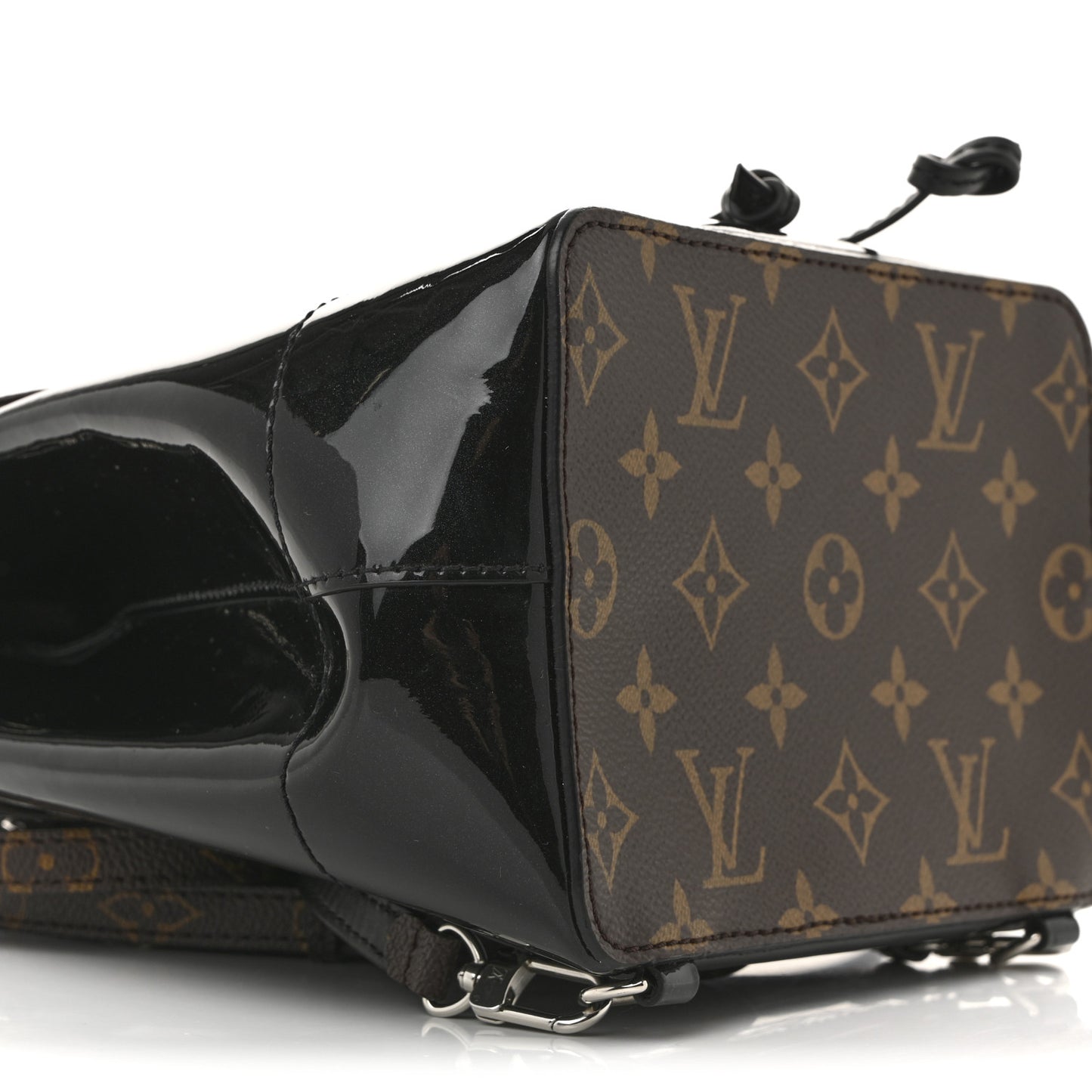 Patent Monogram Hot Springs Backpack Black
