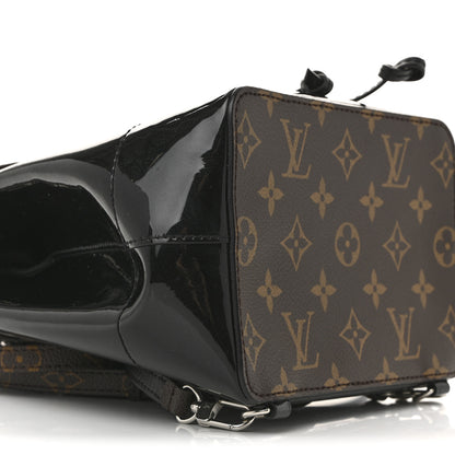 Louis Vuitton Patent Monogram Hot Springs Backpack Black 9 of 10