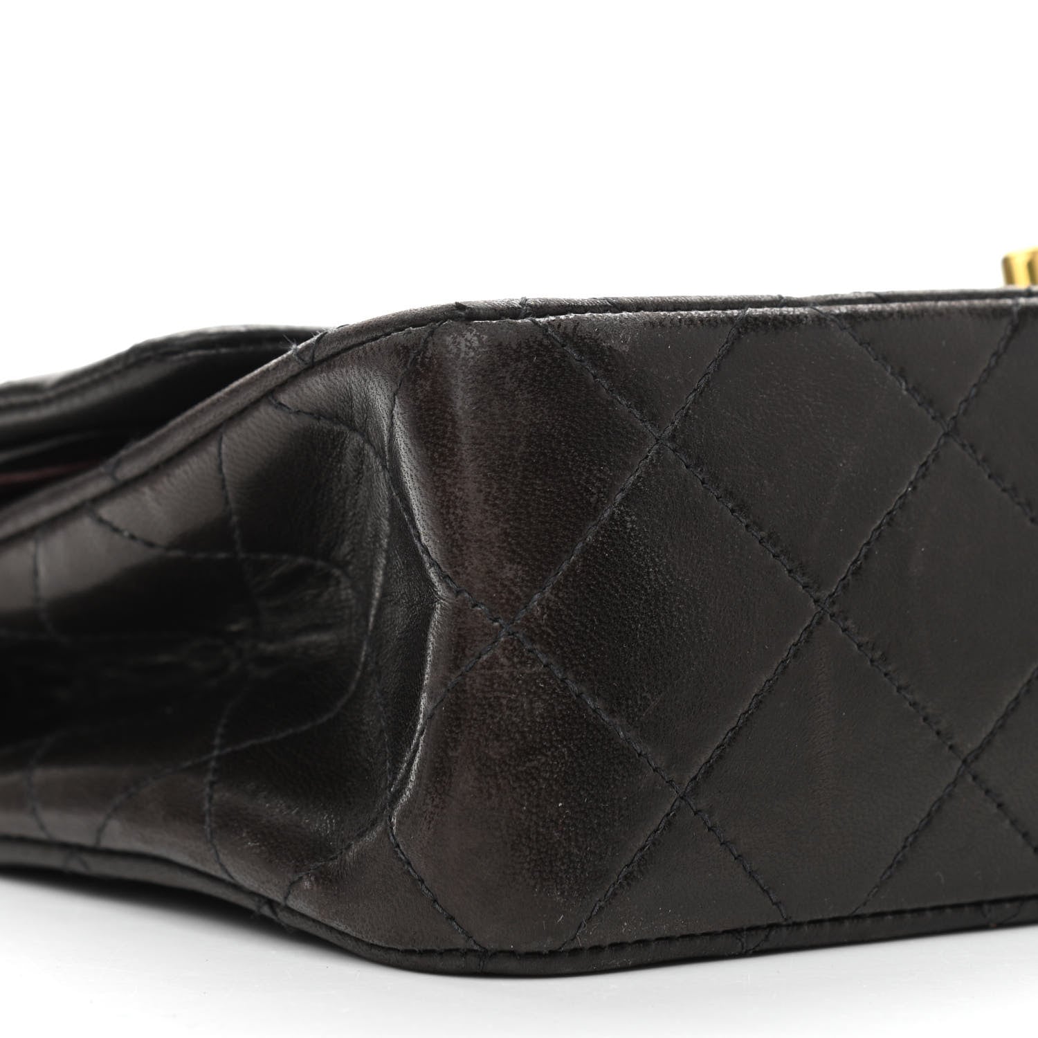 Chanel Lambskin Quilted Small Double Flap Black 9 of 13