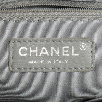 Chanel Washed Lambskin Quilted Medium Chain Around Messenger Black 6 of 7