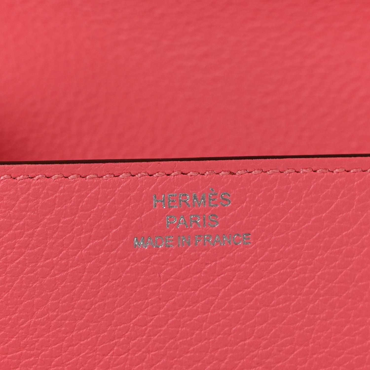 Hermes Chevre Mysore Roulis Slim Wallet Rose Azalee 7 of 10