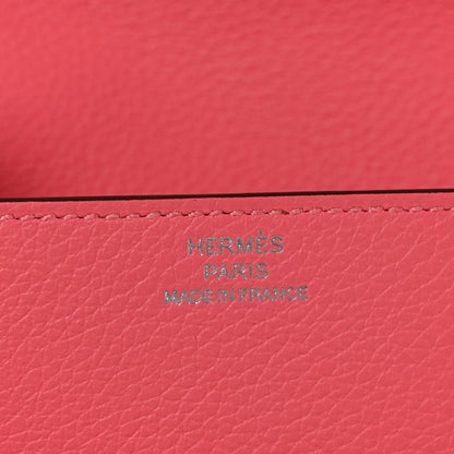 Hermes Chevre Mysore Roulis Slim Wallet Rose Azalee 7 of 10