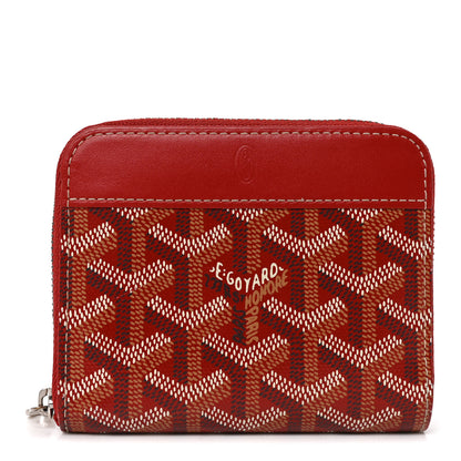 Goyard Goyardine Matignon PM Wallet Red 1 of 7
