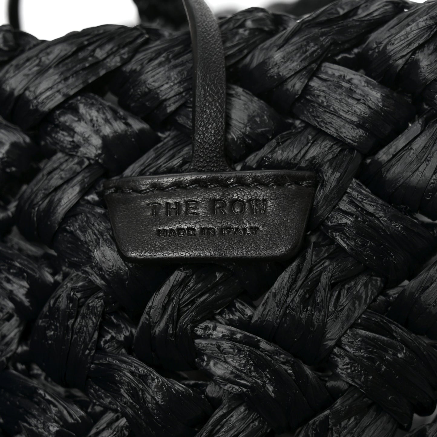 Raffia Estelle Two Bag Black