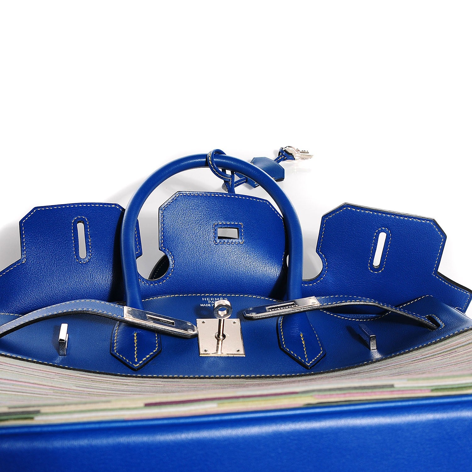 Hermes Swift Vibrato Birkin 35 Bleu Roi 25 of 25