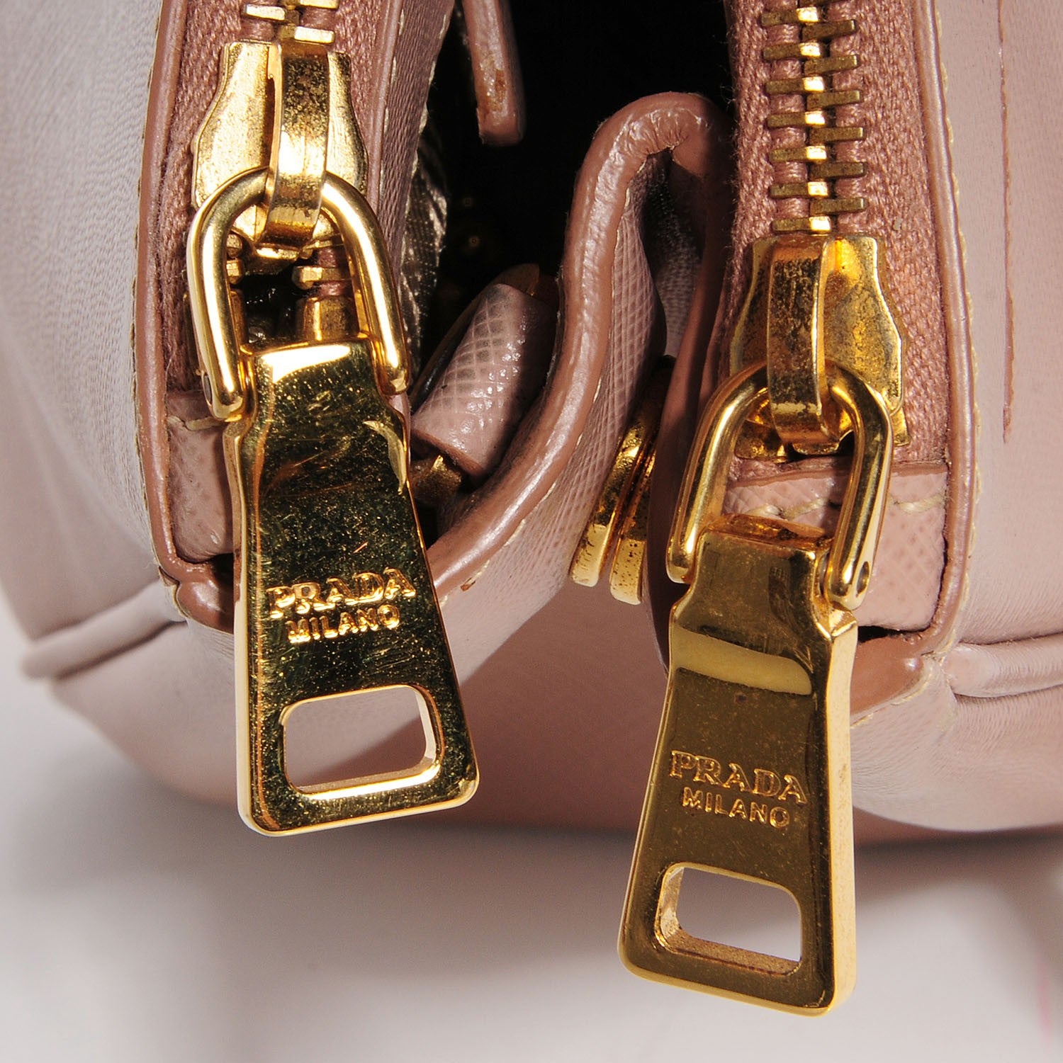 Prada Saffiano Lux Small Double Zip Tote Cammeo 11 of 11