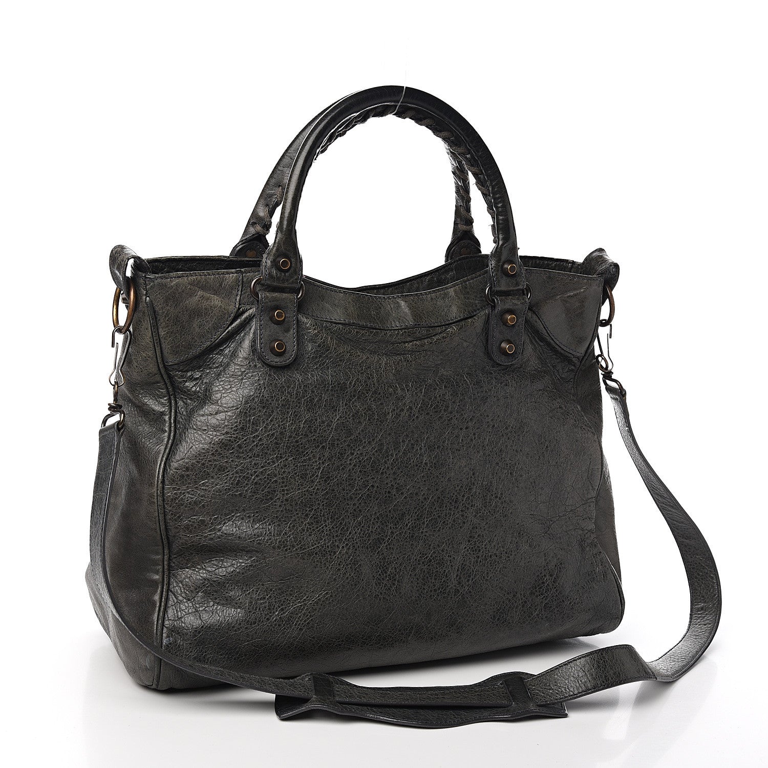 Balenciaga Agneau Classic Hardware Velo Anthracite 2 of 12