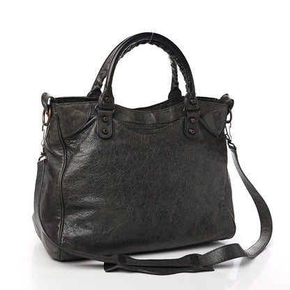 Balenciaga Agneau Classic Hardware Velo Anthracite 2 of 12