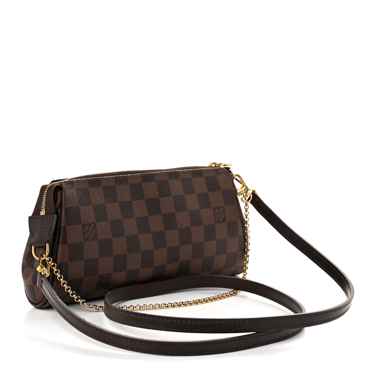 Louis Vuitton Damier Ebene Eva Clutch 3 of 10