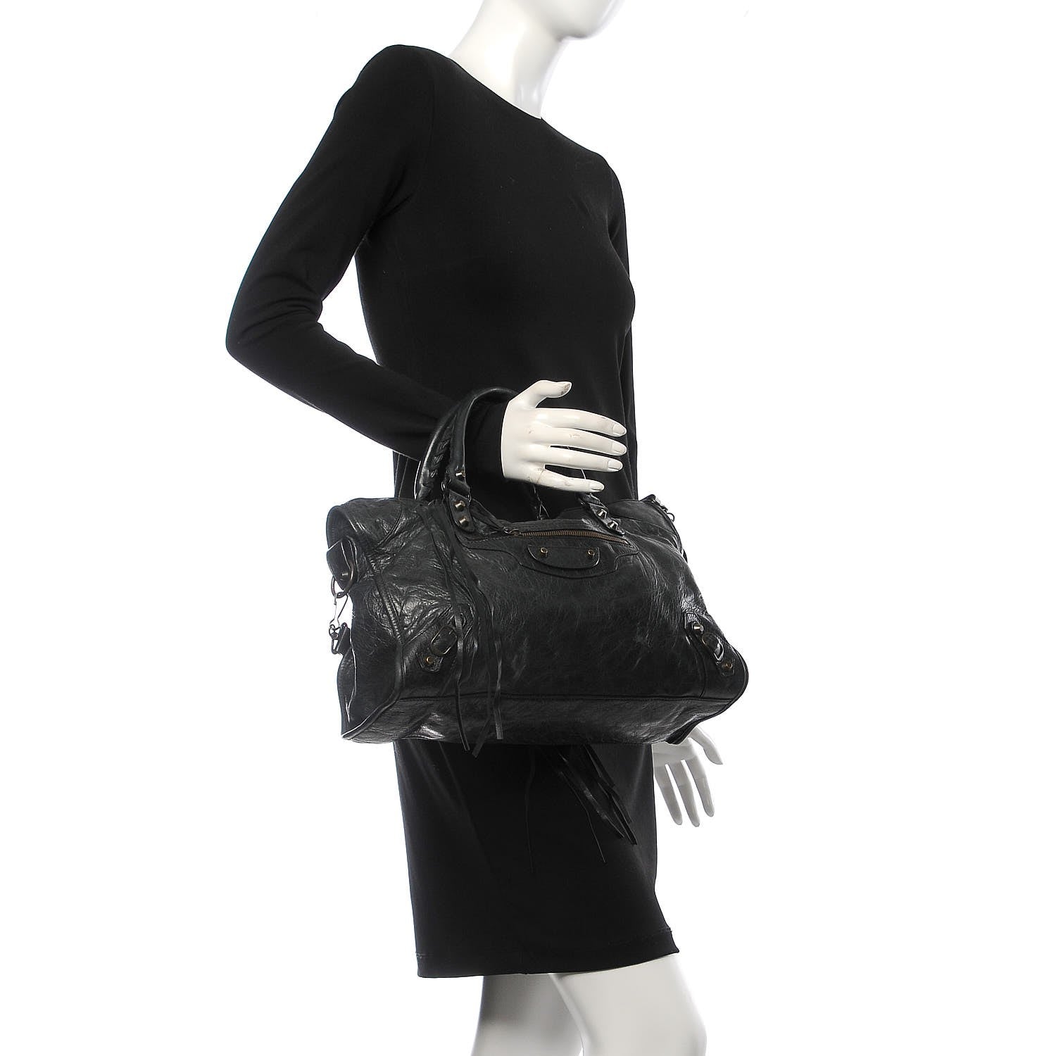 Balenciaga Agneau Classic Hardware City Black 3 of 8