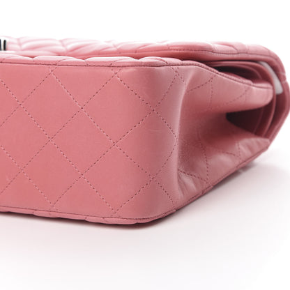 Chanel Lambskin Quilted Jumbo Double Flap Pink 11 of 16
