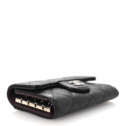 Chanel Caviar Quilted Classic 4 Key Holder Wallet Black 4 of 12