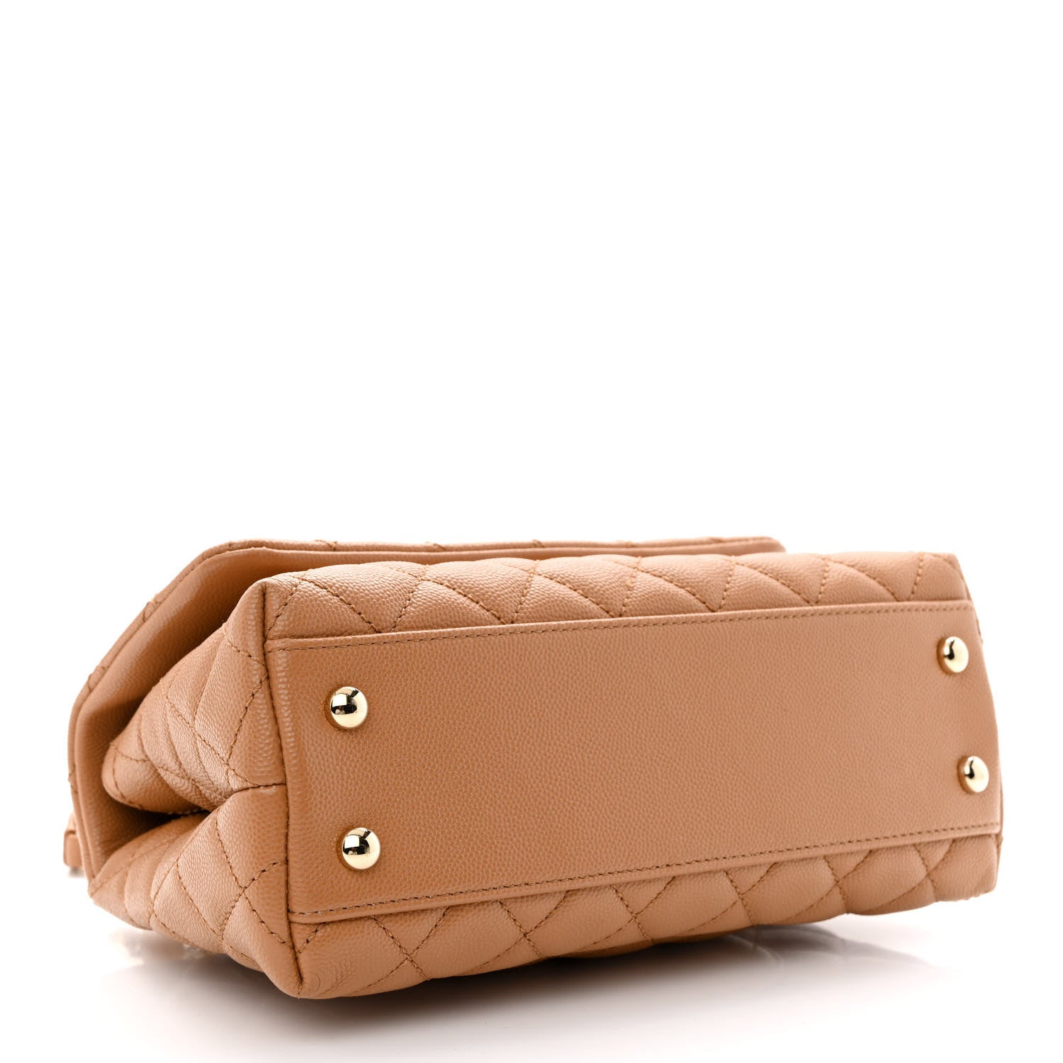 Chanel Caviar Quilted Mini Coco Handle Flap Brown 4 of 10