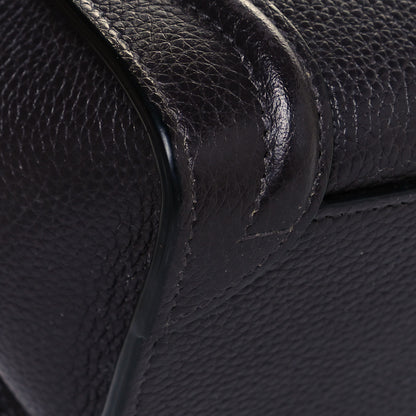 Celine Drummed Calfskin Nano Luggage Liquorice 10 of 14
