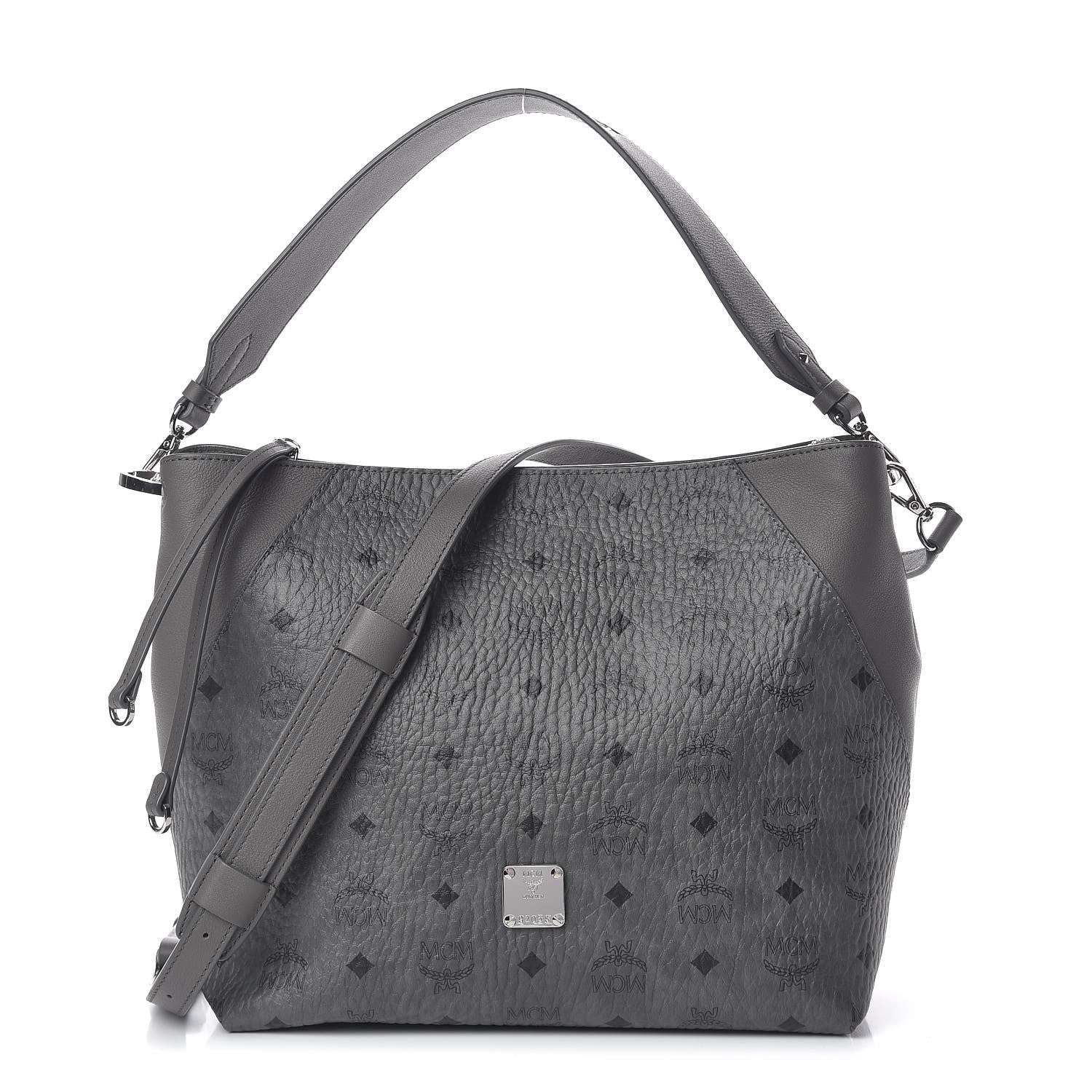 MCM Visetos Medium Klara Hobo Grey 1 of 11